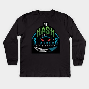 The Hash Slinging Slashers/Sports Logo Kids Long Sleeve T-Shirt